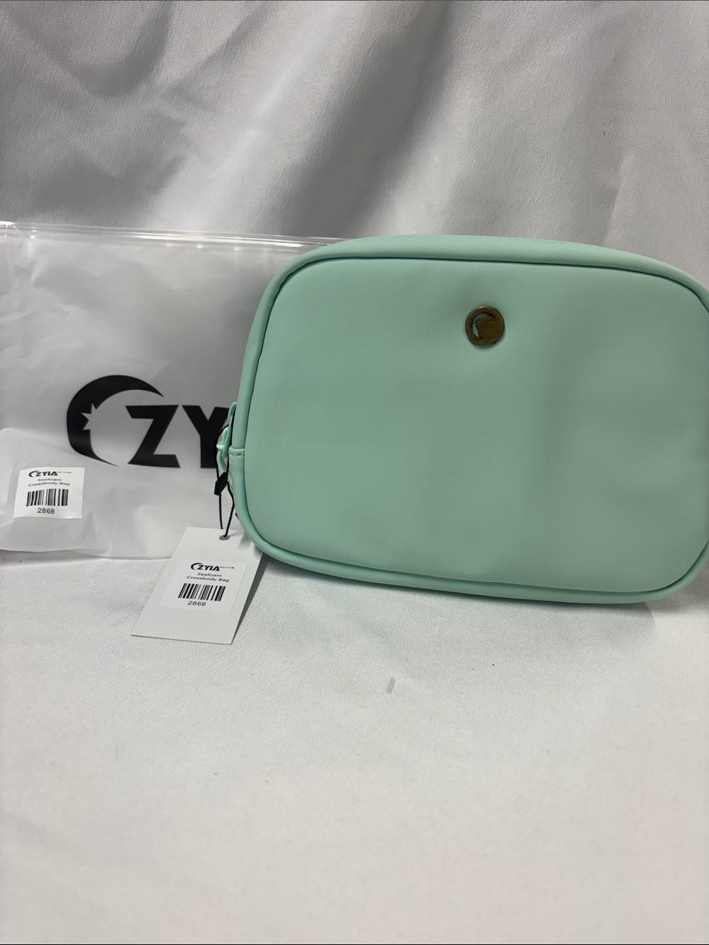 Zyia Seafoam crossbody bag